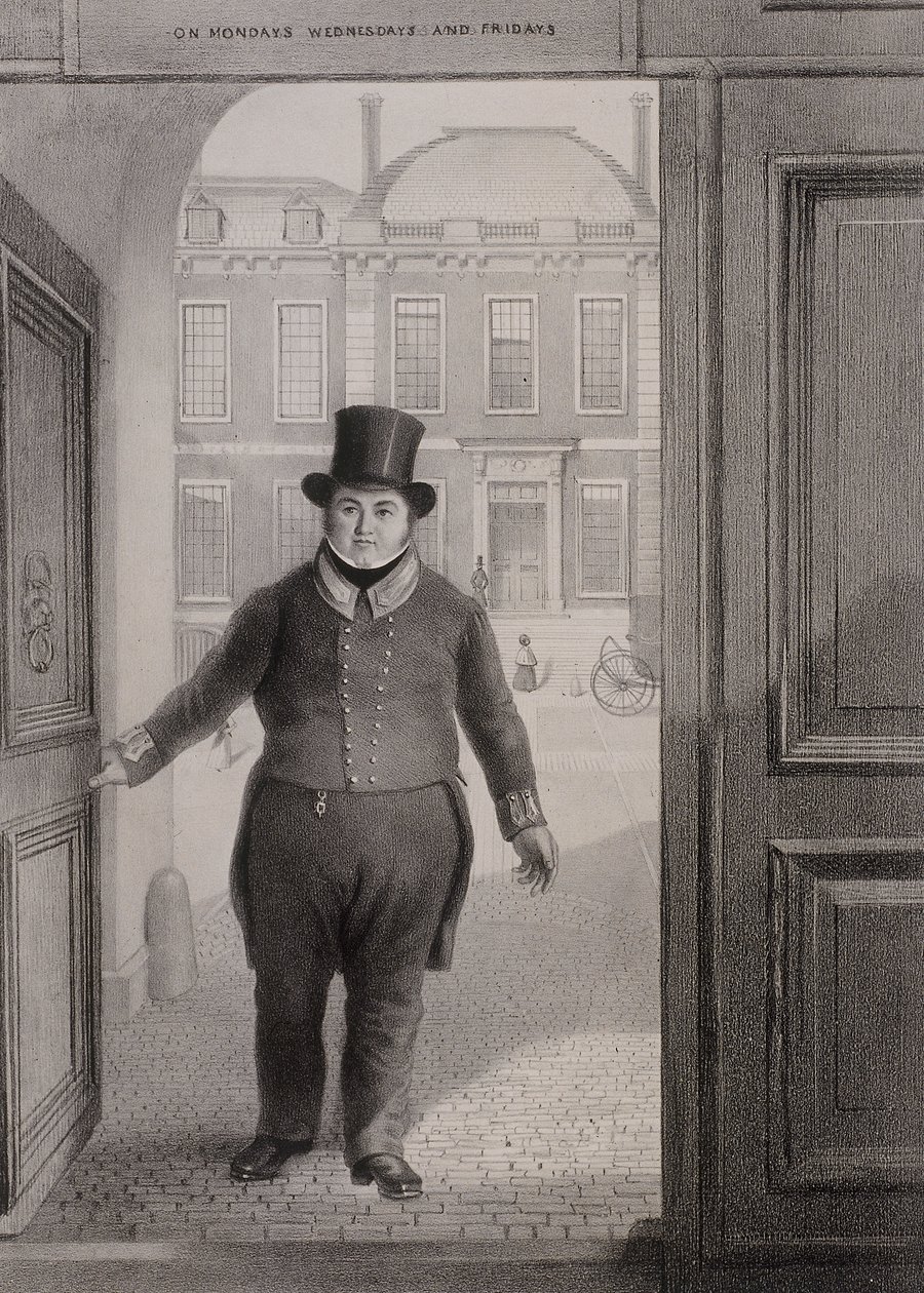 Vstupní brána, Britské muzeum, Holborn, Londýn, c1850 od Alexander O