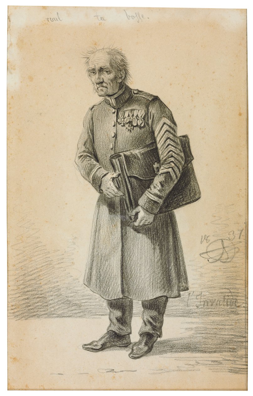 Veterán císařské ruské armády, 1837 od Alexander Orlowski