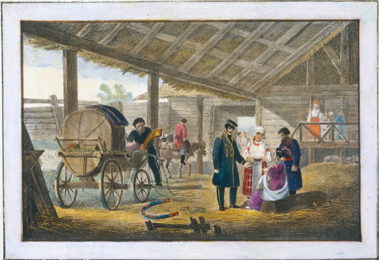Hostinec u silnice, 1820 od Alexander Pluchart