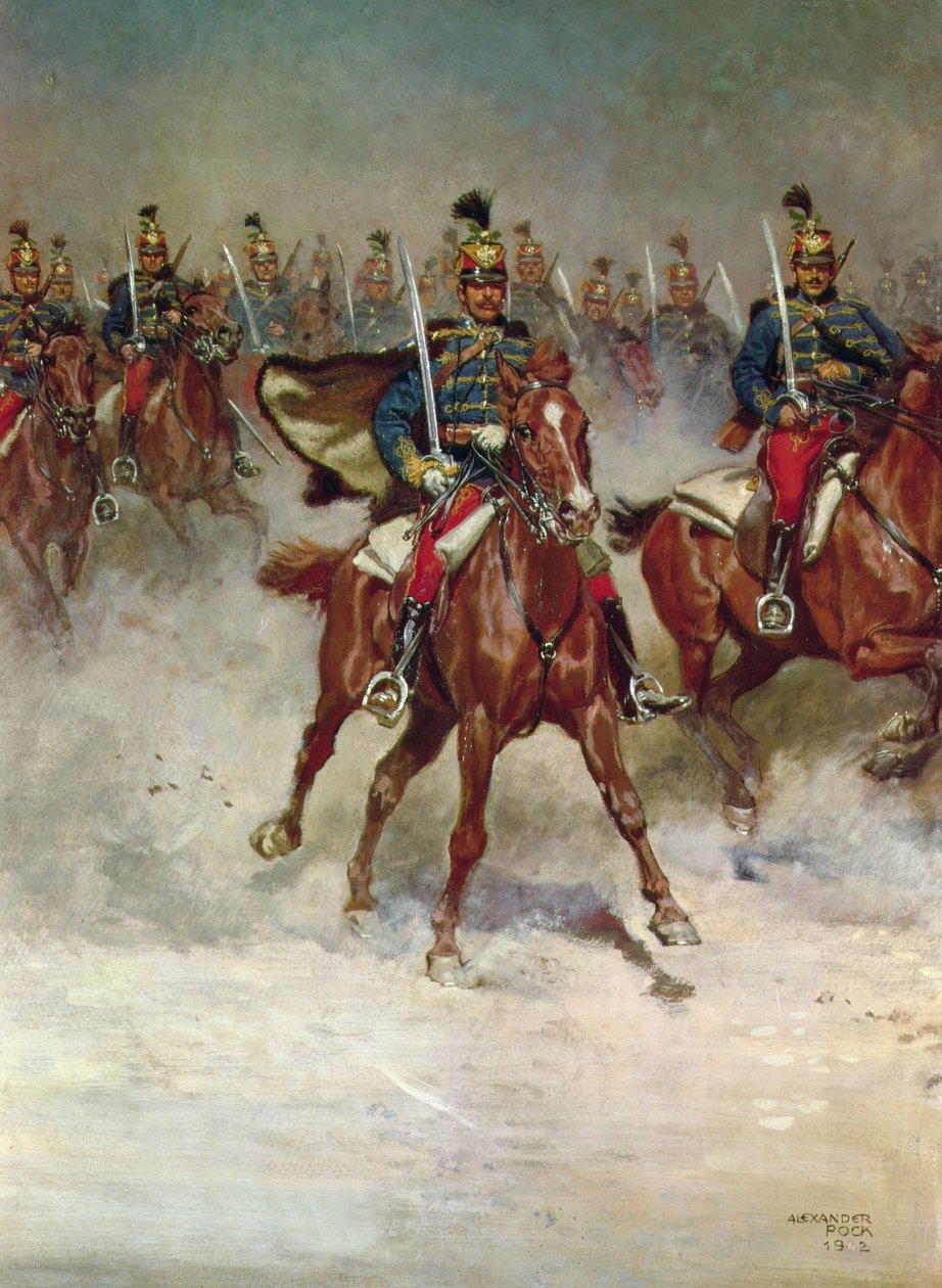 Husar je ve cvalu od Alexander Pock