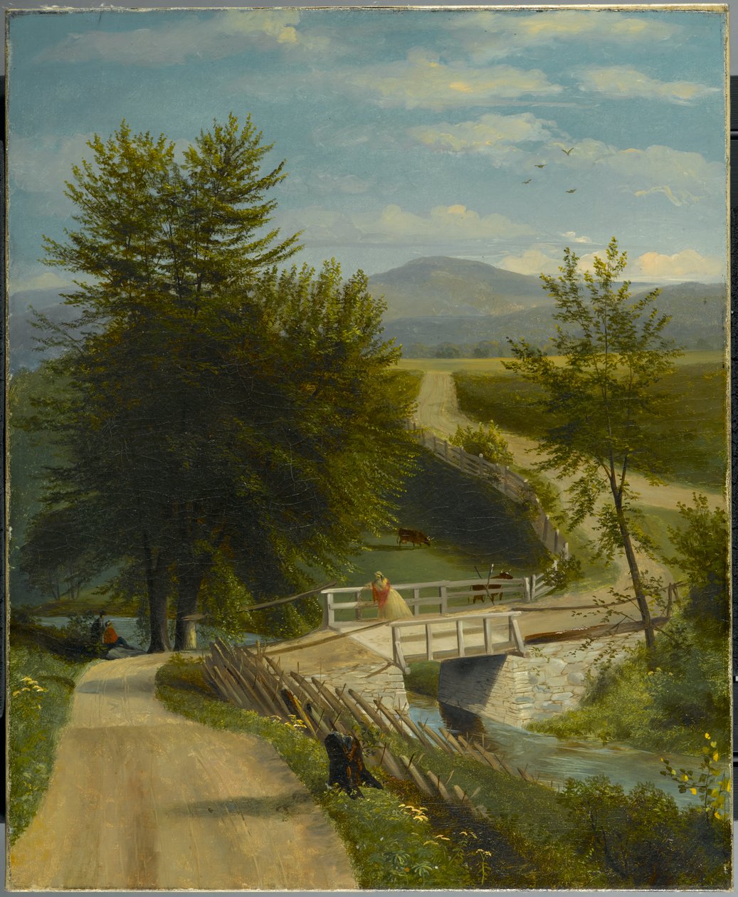 Milenecká procházka, kolem 1850-60 od Alexander Ransom