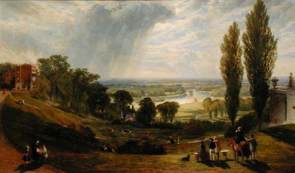 Pohled z Richmond Hill (olej na plátně) od Alexander Rolfe