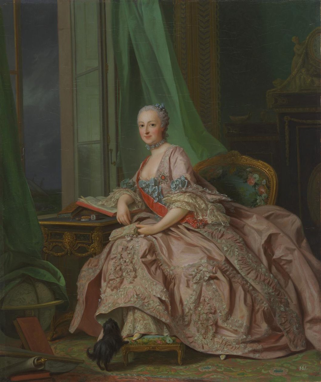 Anastasia Ivanovna, princezna Hesse-Homburg 1700-1755, rozená hraběnka Trubetskaya, 1757 od Alexander Roslin
