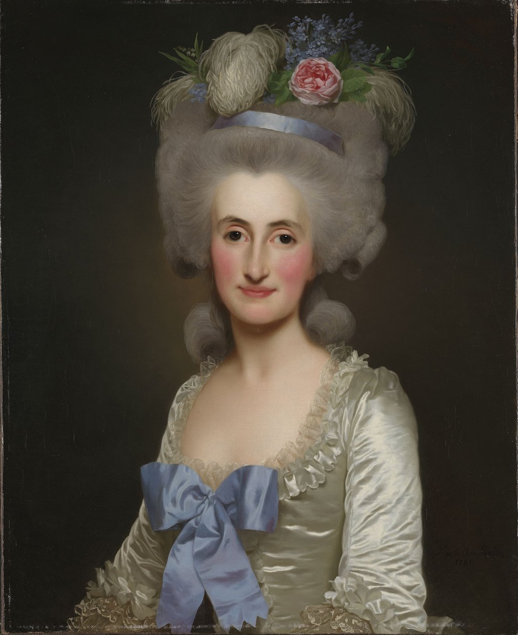 Anne Jacqueline Sophie z Malartie od Alexander Roslin