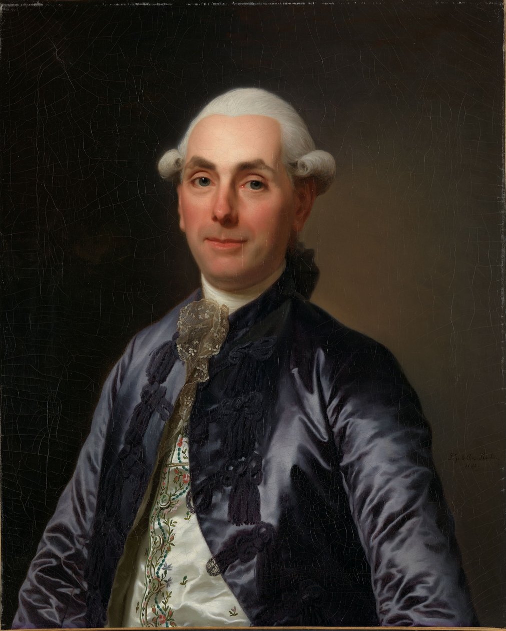 François Puissant z Villeguérifu od Alexander Roslin
