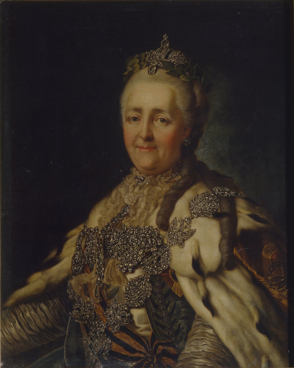 Portrét císařovny Kateřiny II 1729-1796 od Alexander Roslin