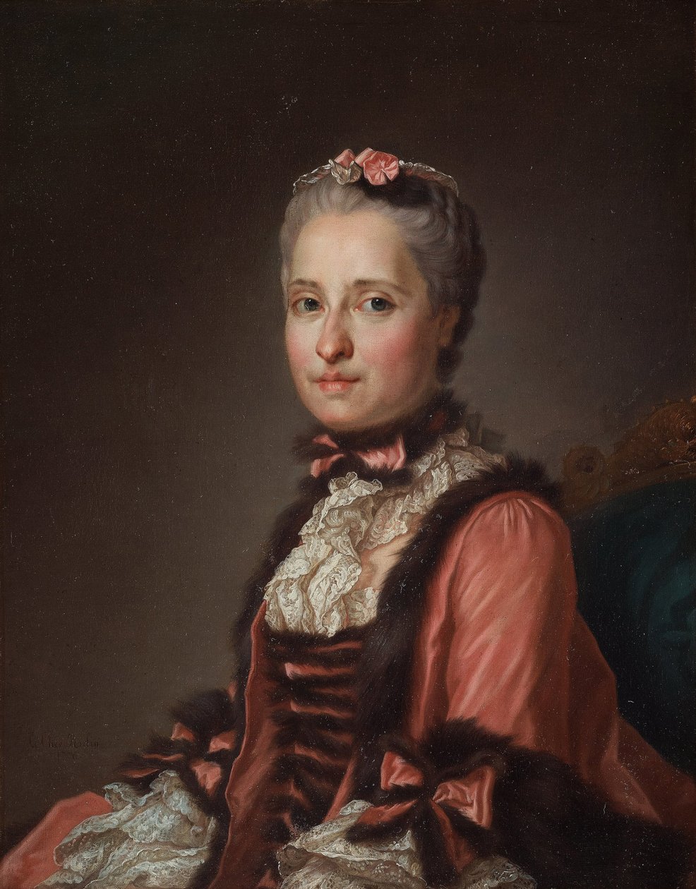 Portrét princezny Marie Josefy Saské 1731-1767, 1775. od Alexander Roslin
