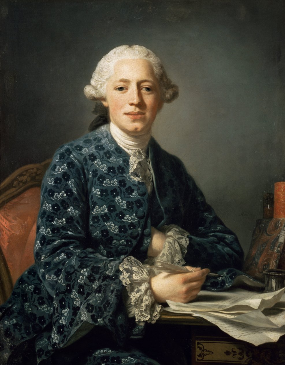 Portrét Thure Leonarda Klinckowströma 1735-1821, 1758. od Alexander Roslin
