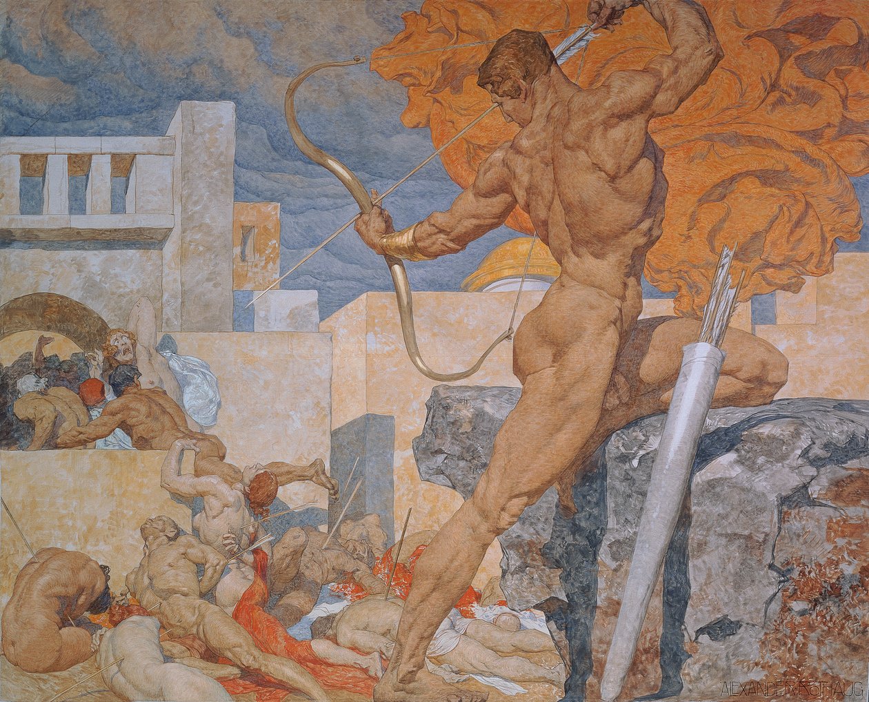 Apollo vysílá morové šípy od Alexander Rothaug