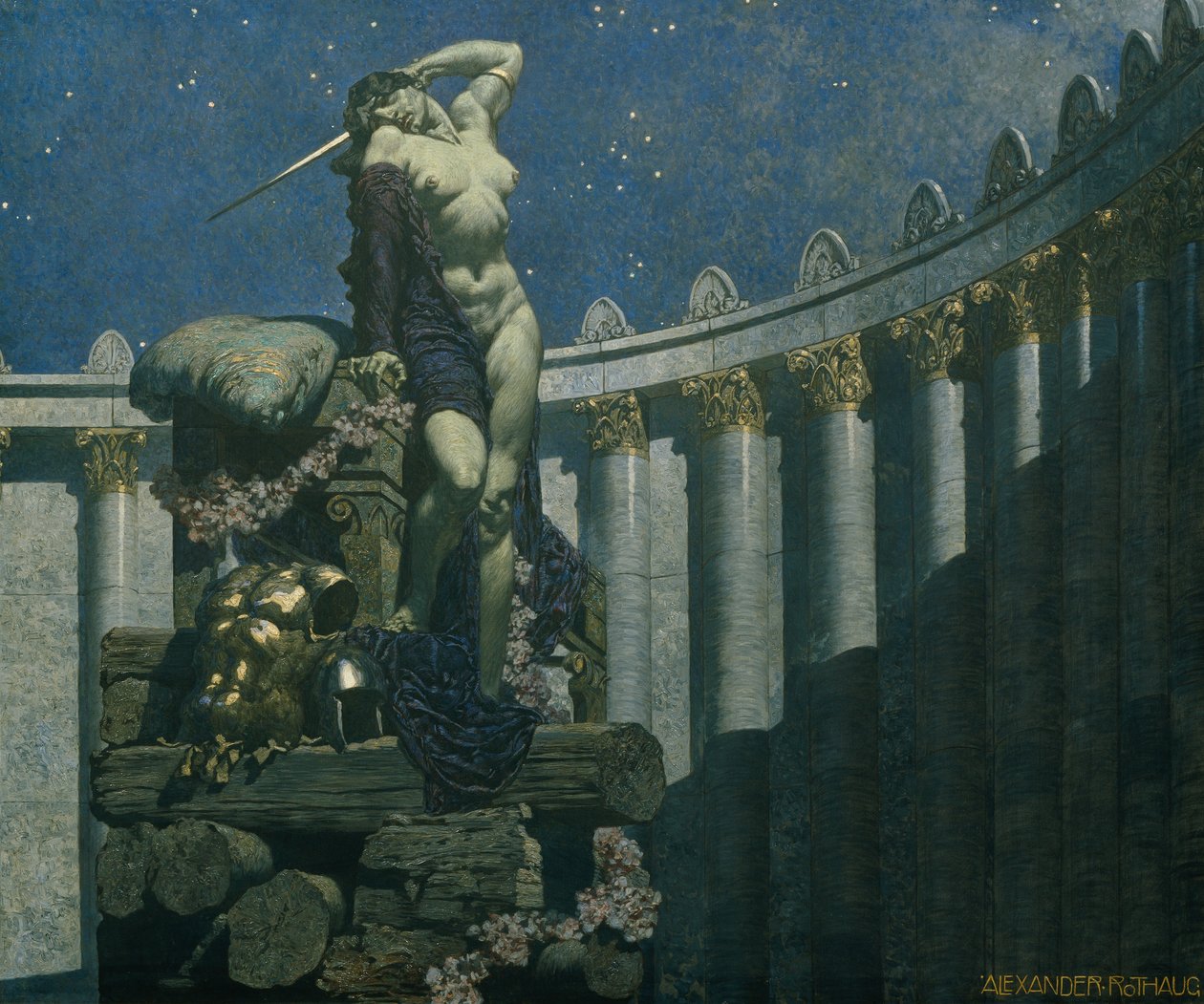 Dido At The Stake, 1935. od Alexander Rothaug
