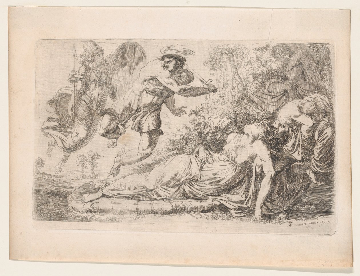 Perseus a Spící Medúza od Alexander Runciman