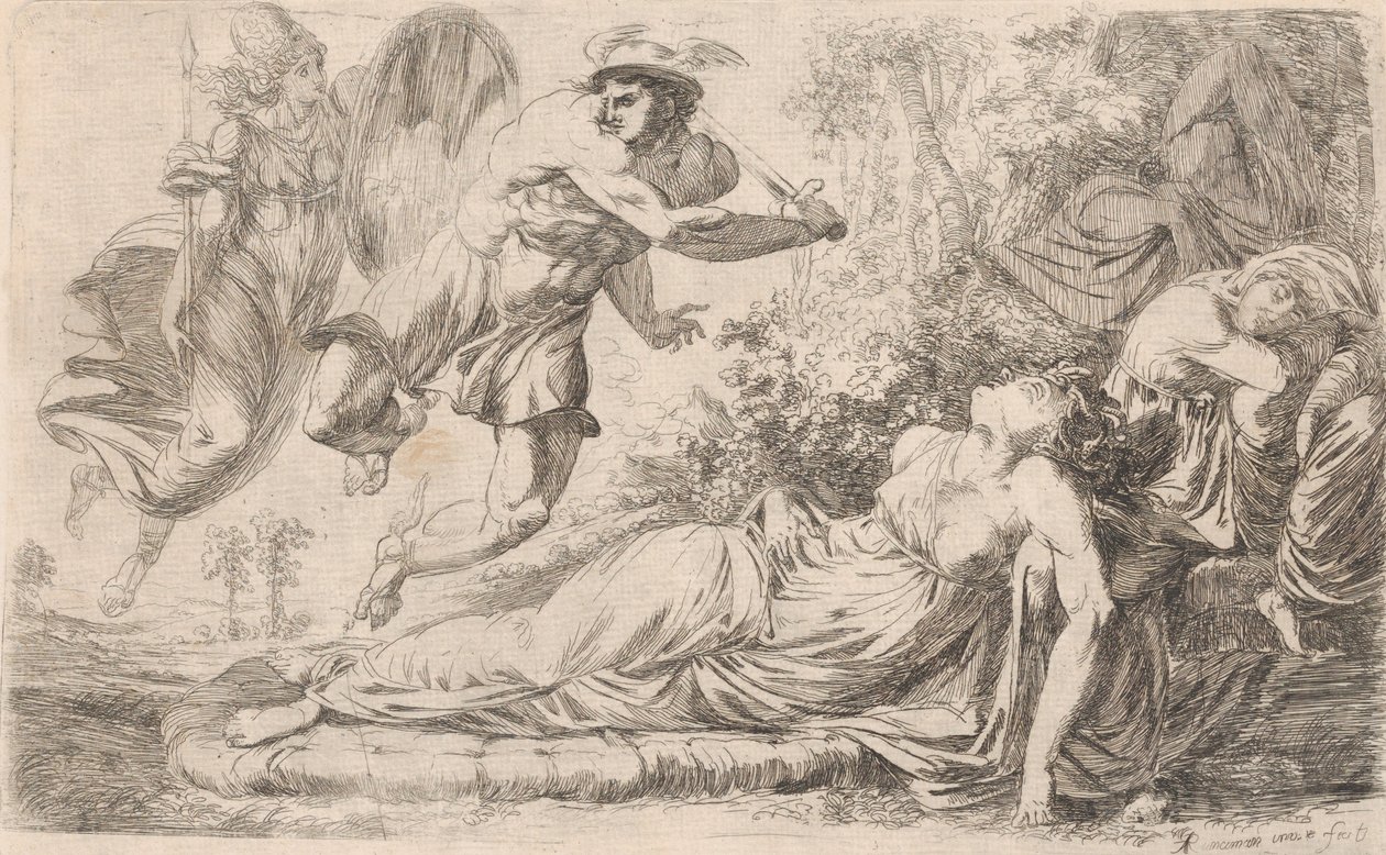 Perseus a Spící Medúza, 1774. od Alexander Runciman