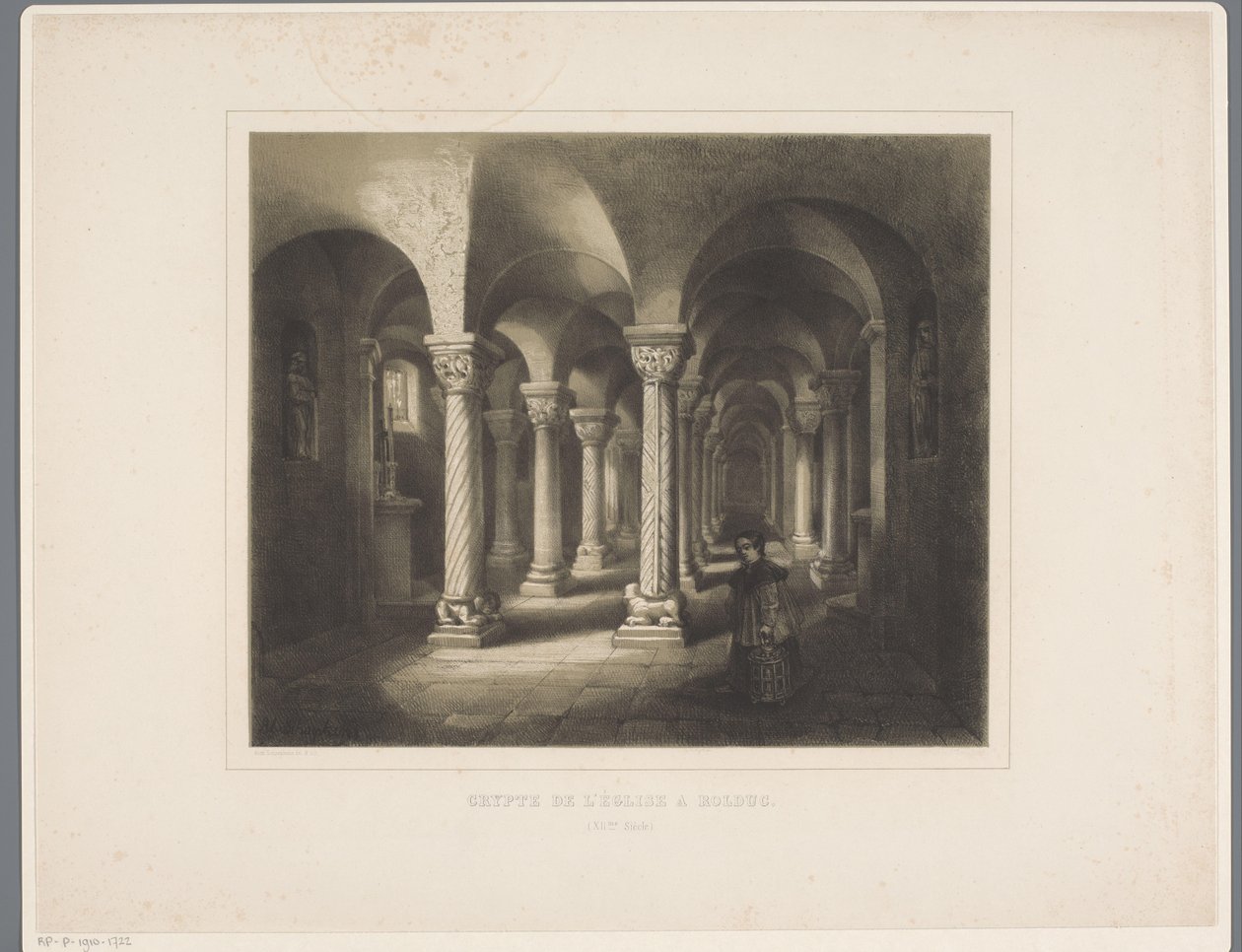 Krypta Rolduc, opatský kostel Crypt de l