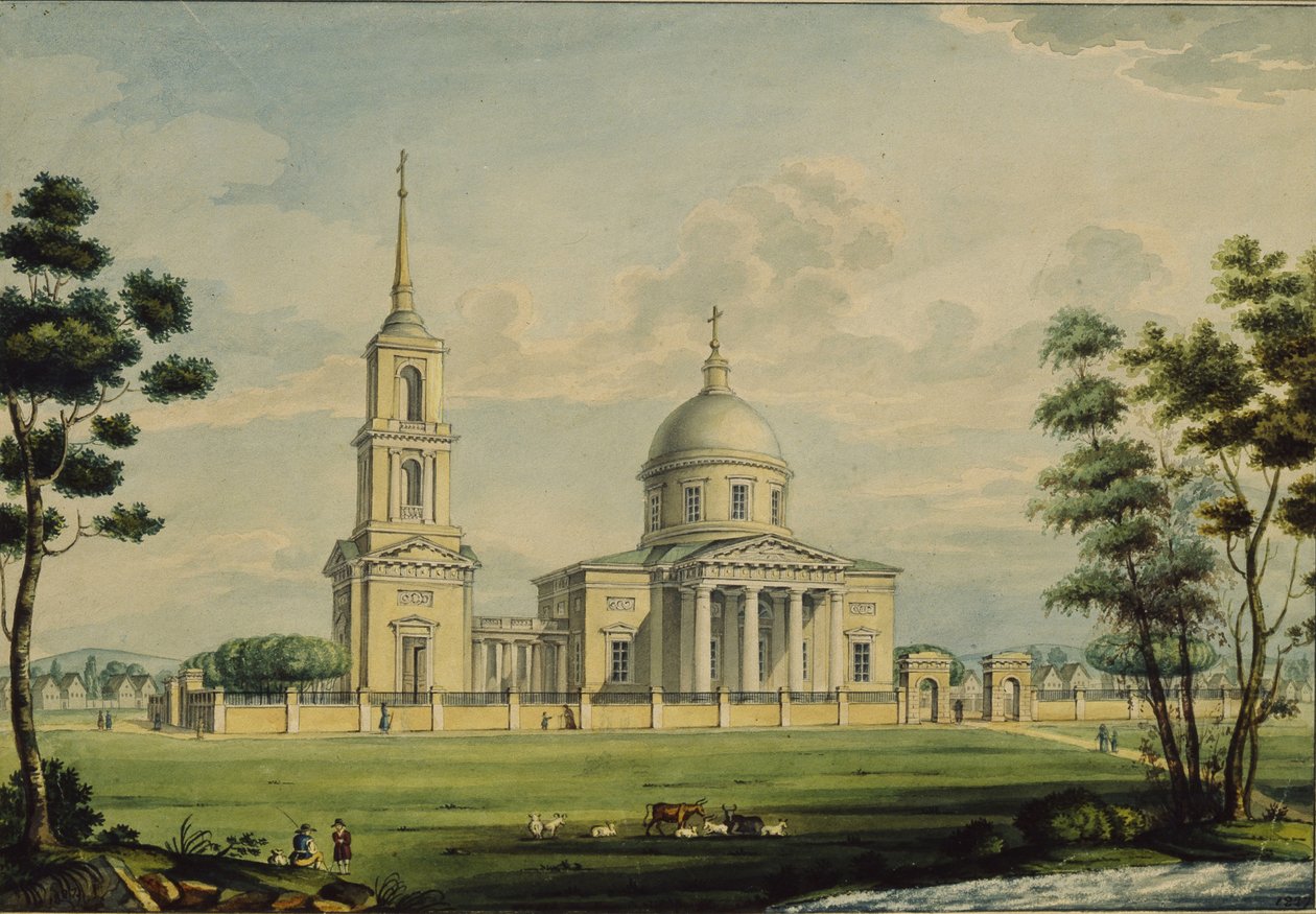 Panství Akhtyrka, 1827 od Alexander Sergeyevich Kutepov