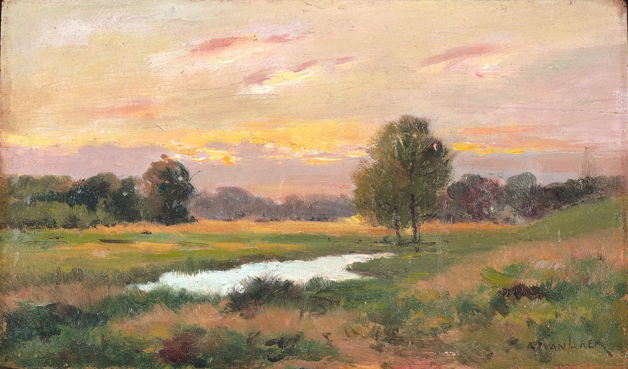 On The Brandywine (olej na plátně) od Alexander Theobald van Laer