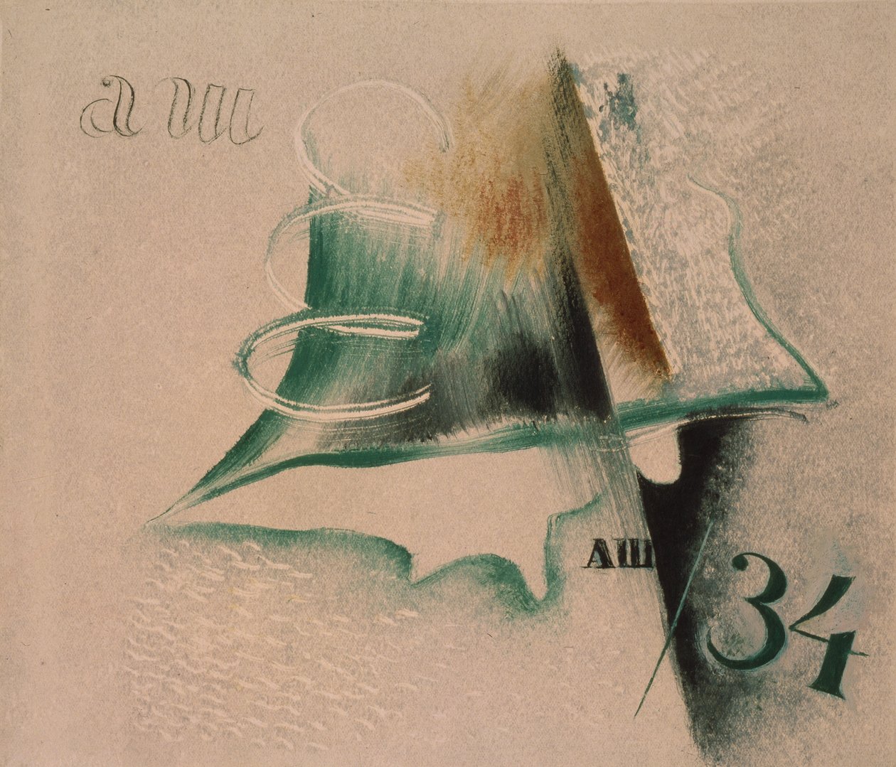 Skladba se dvěma písmeny, 1934 od Alexander Vasilyevich Shevchenko