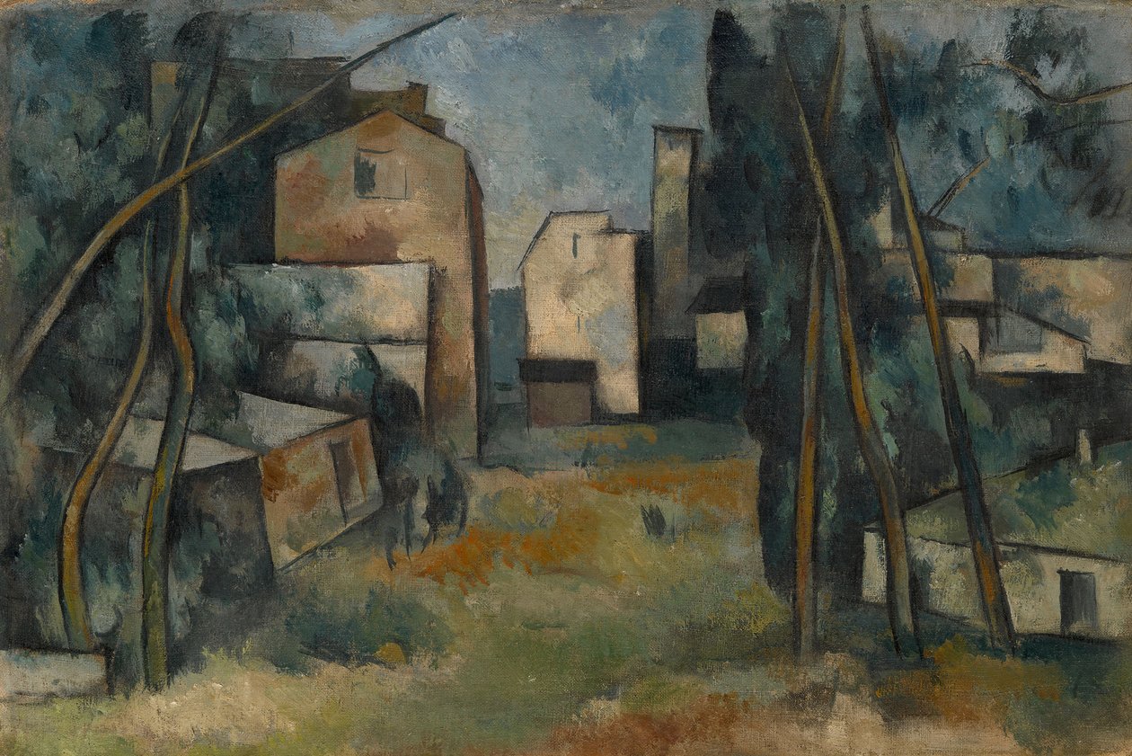 Předměstí města, 1919 od Alexander Vasilyevich Shevchenko