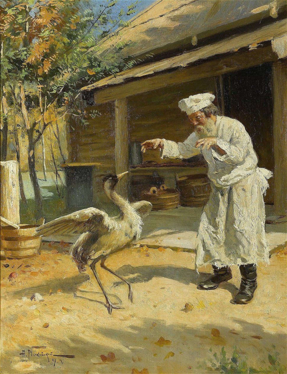 Tančící jeřáb, 1897 od Alexander Vladimirovich Makovsky