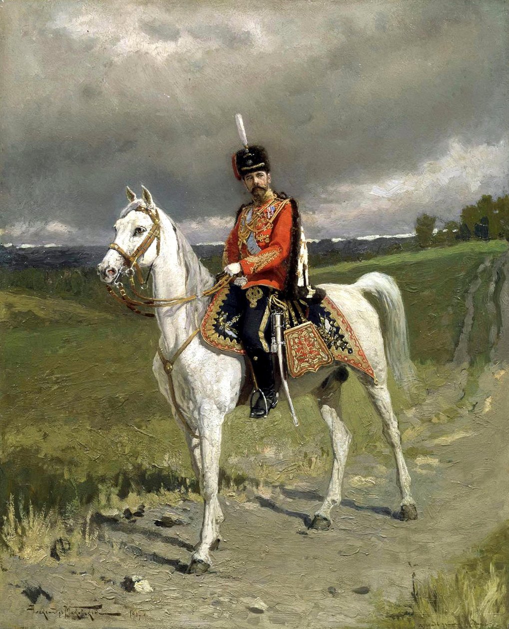 Portrét císaře Mikuláše II 1868-1918, 1907. od Alexander Vladimirovich Makovsky
