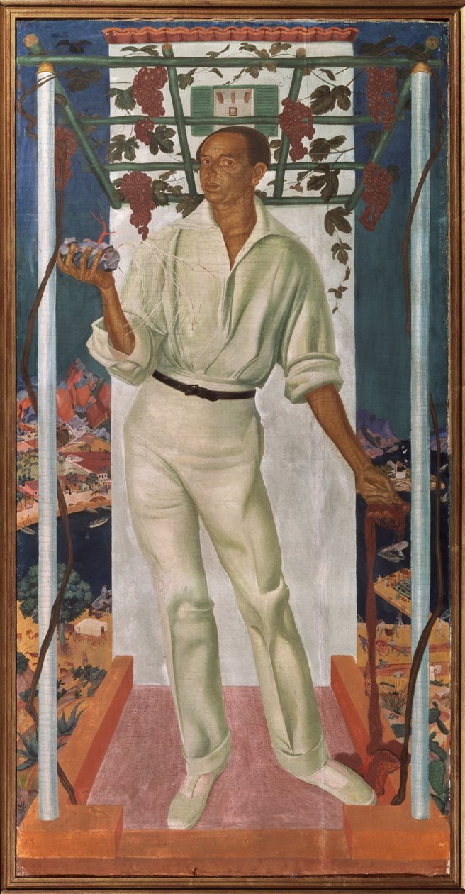 Portrét mexického umělce Roberto Montenegro Nervo 1887-1968, 1915 od Alexander Yevgenyevich Yakovlev