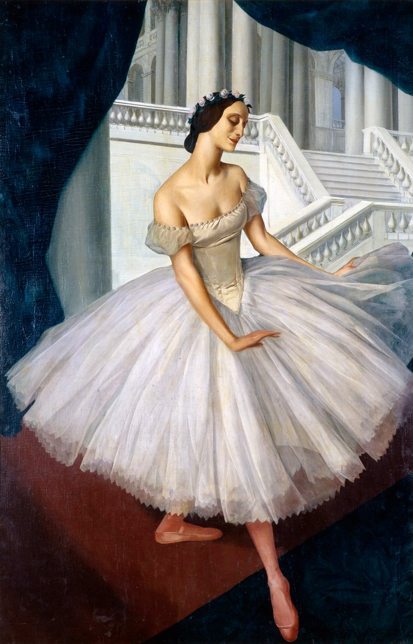 Portrét baletky Anny Pavlové 1881-1931, 1924 od Alexander Yevgenyevich Yakovlev