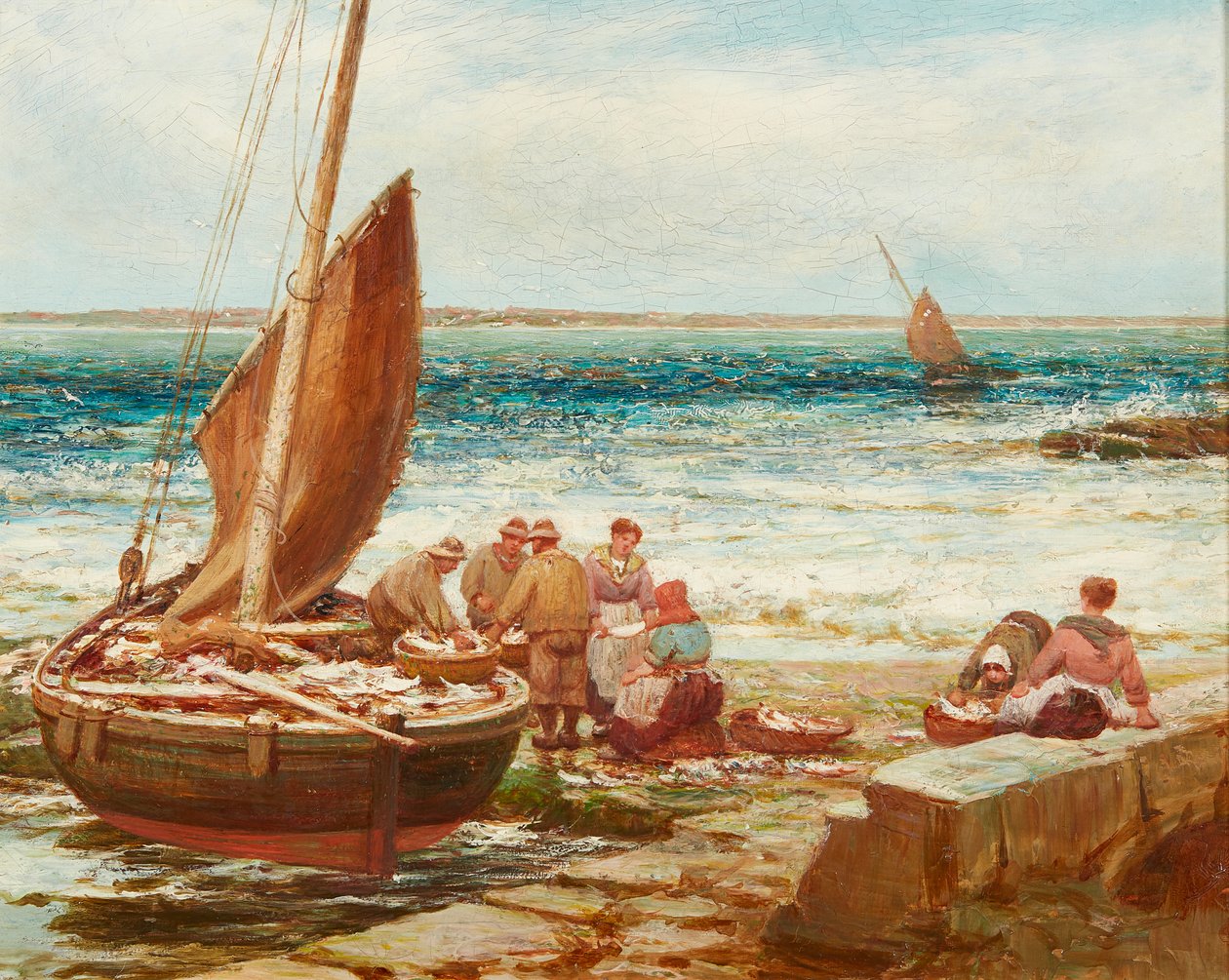 Bringing in the Catch (olej na plátně) od Alexander Young