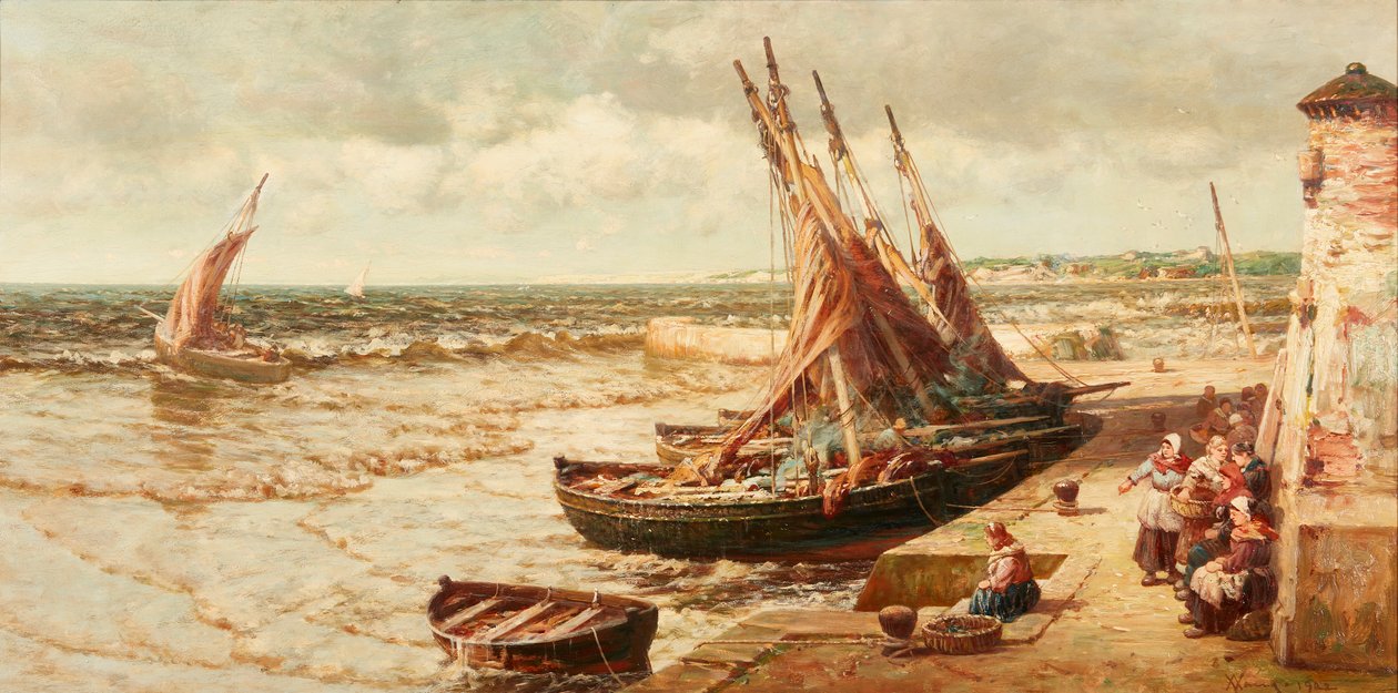 Přístav St. Monance (olej na plátně) od Alexander Young