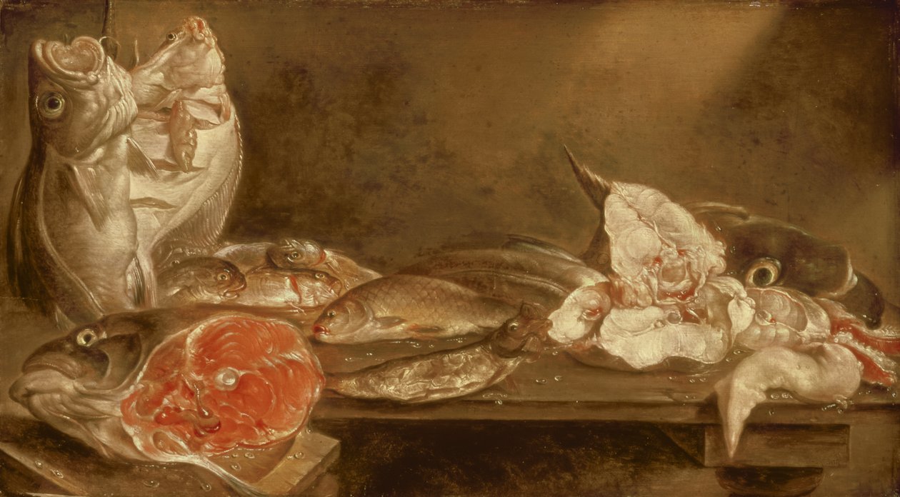Zátiší s rybami, 1640 od Alexander van Adriaenssen