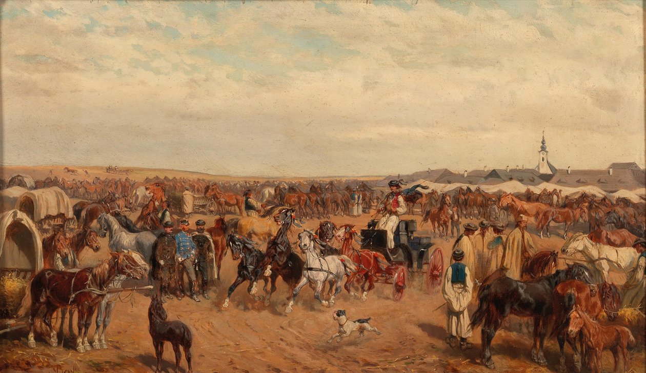 Trh s koňmi Bensa-Horse od Alexander von Bensa