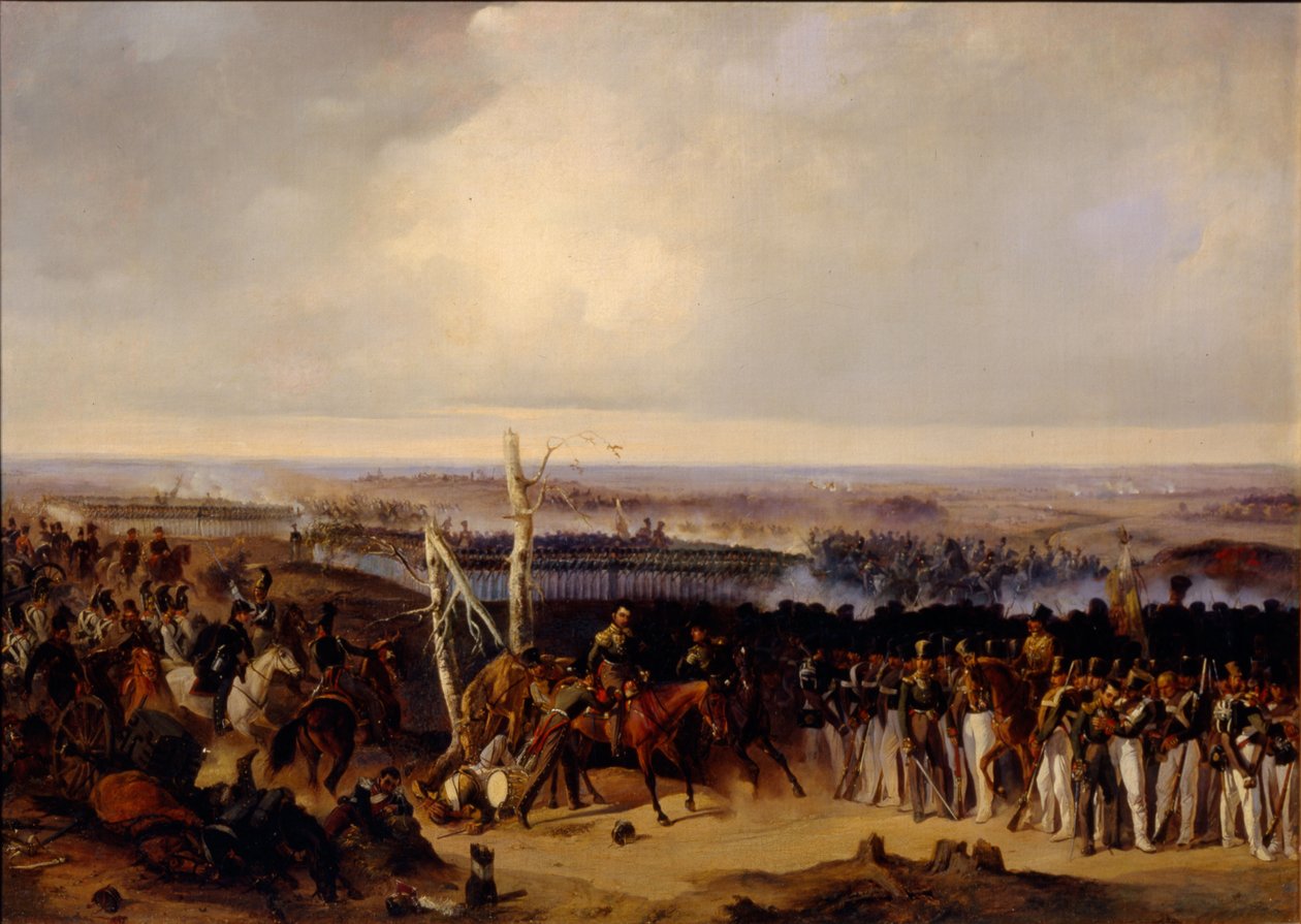 Izmailovský pluk v bitvě u Borodina 1812, 40. léta 19. století od Alexander von Kotzebue