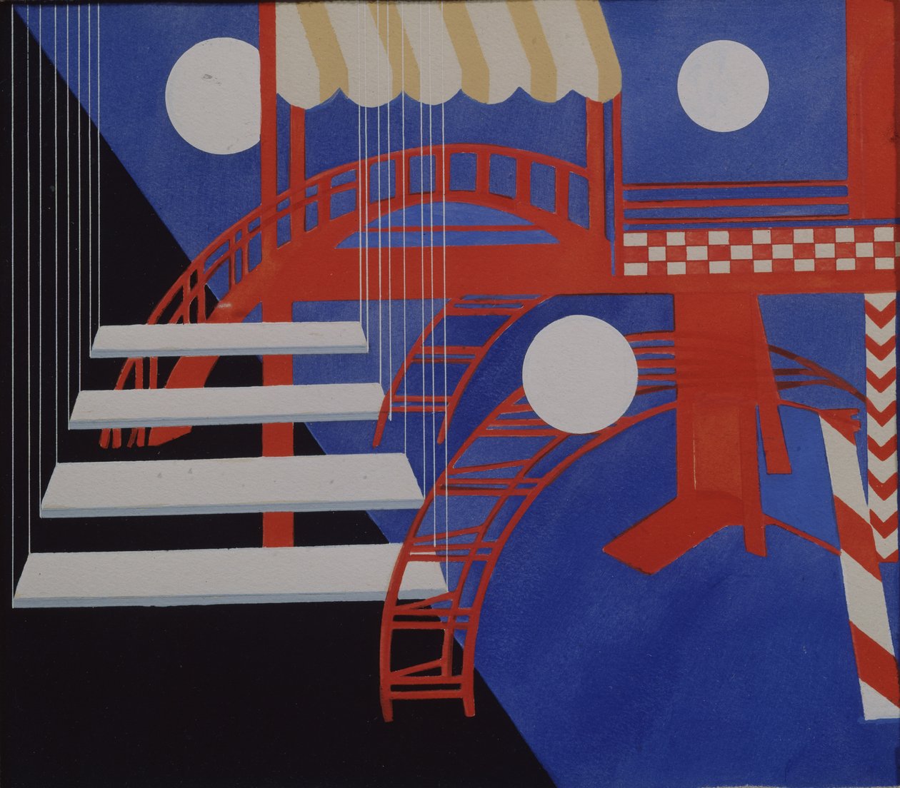 Scénická revue pro edici Décors de Théatre, 1927 od Alexandra Alexandrowna Exter