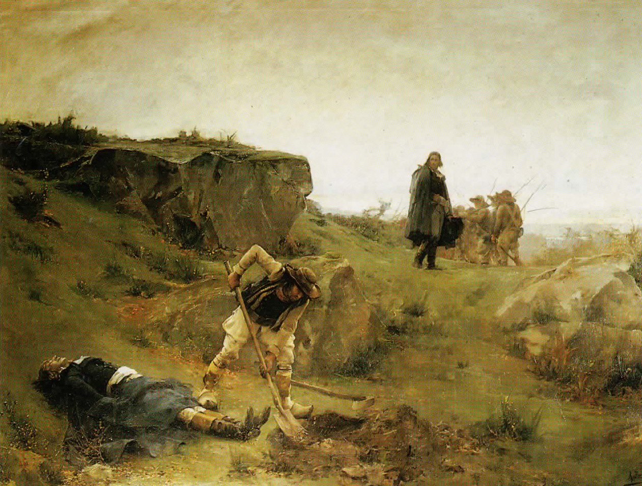Smrt Henriho de La Rochejaqueleinna od Alexandre Bloch