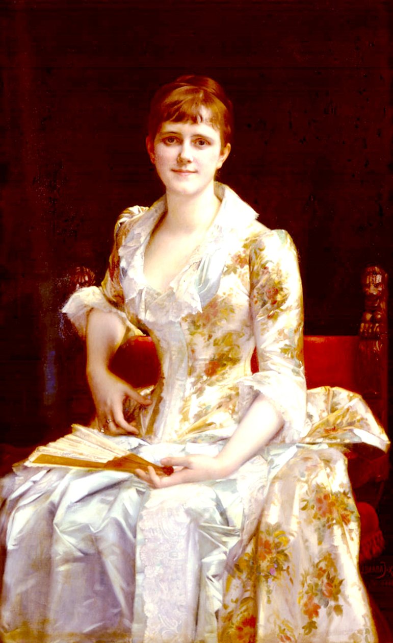 Mladá dáma od Alexandre Cabanel