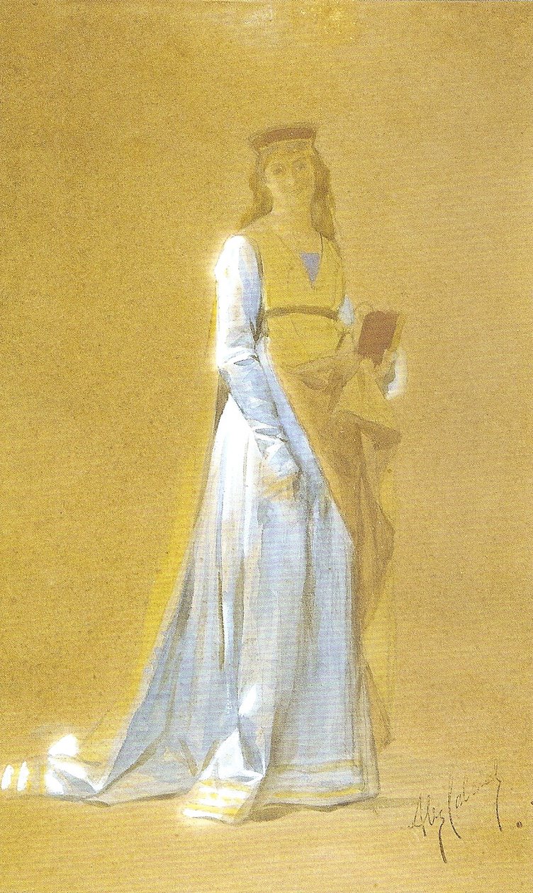 Středověká dáma od Alexandre Cabanel