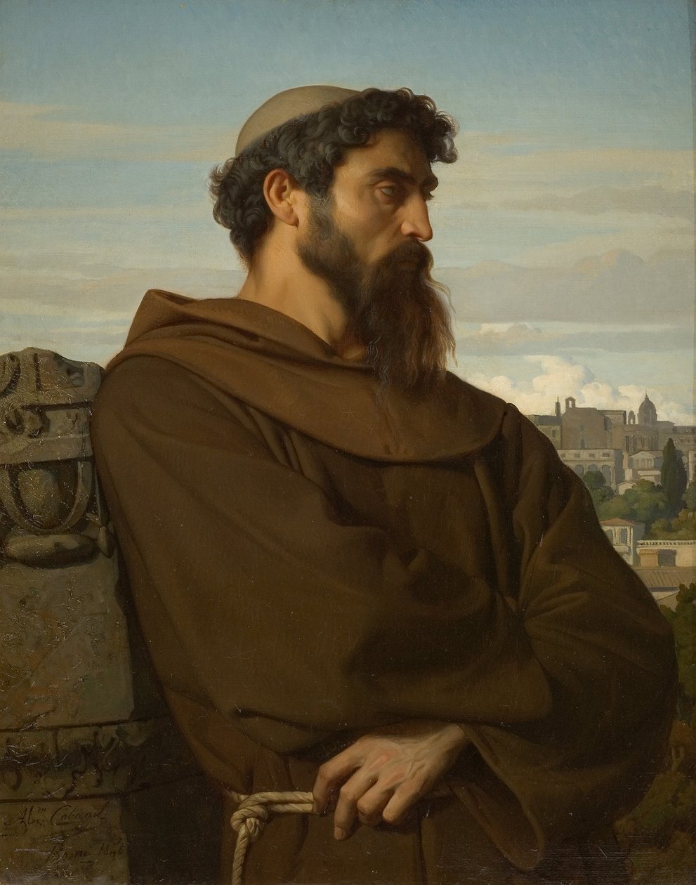 Římský mnich od Alexandre Cabanel