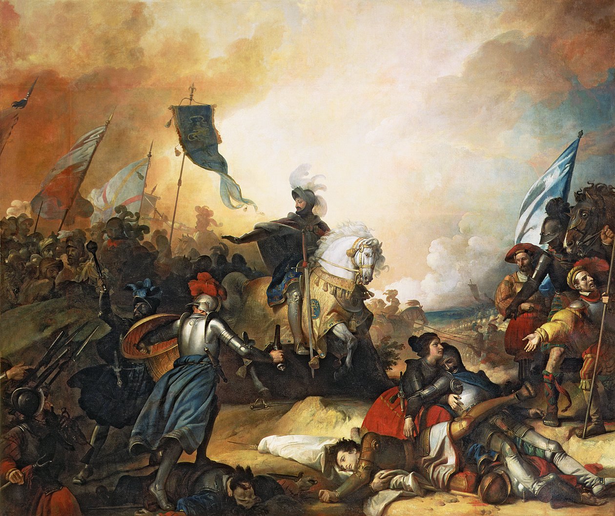 Bitva u Marignanu, 14. září 1515, 1836 od Alexandre Evariste Fragonard