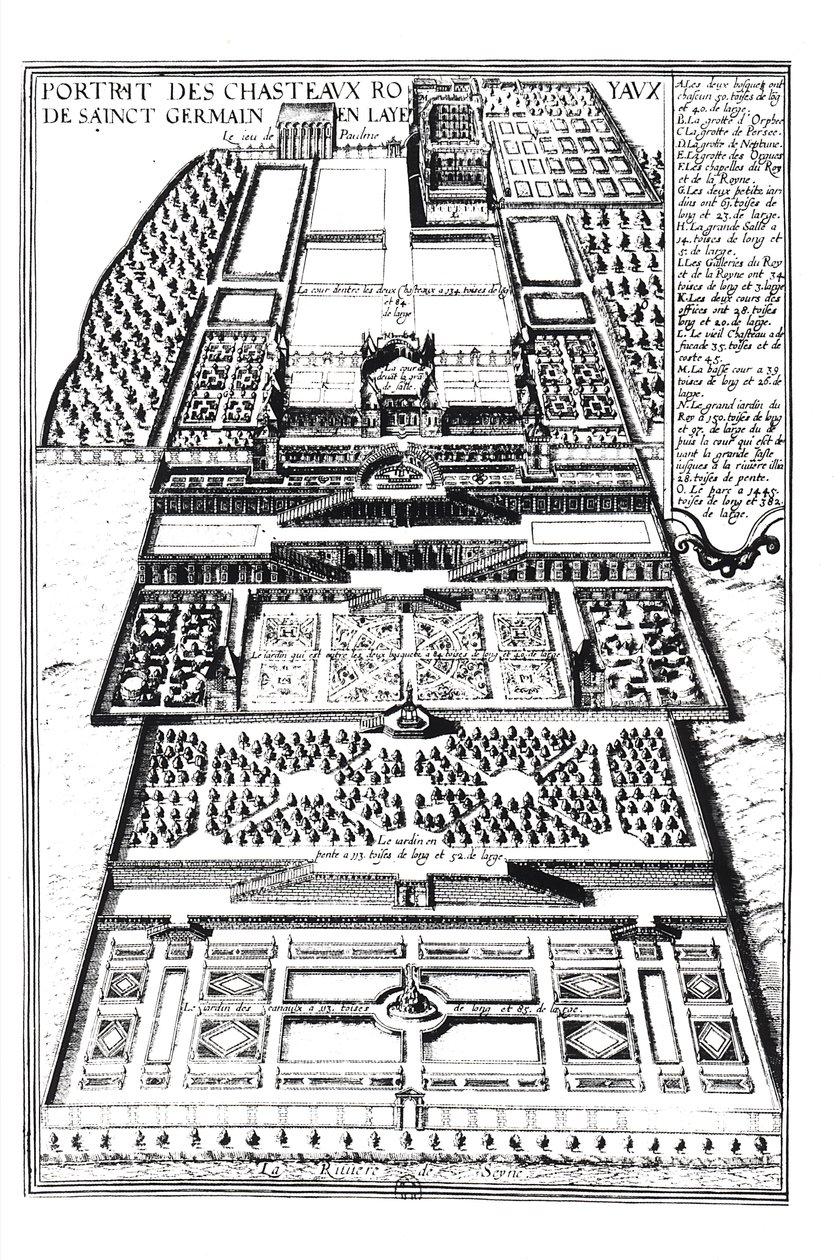 Nový zámek Saint-Germain-en-Laye, 1614 od Alexandre Francini
