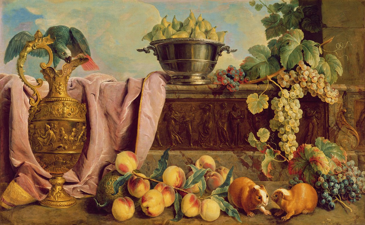 Zátiší se džbánem, 1734 od Alexandre Francois Desportes