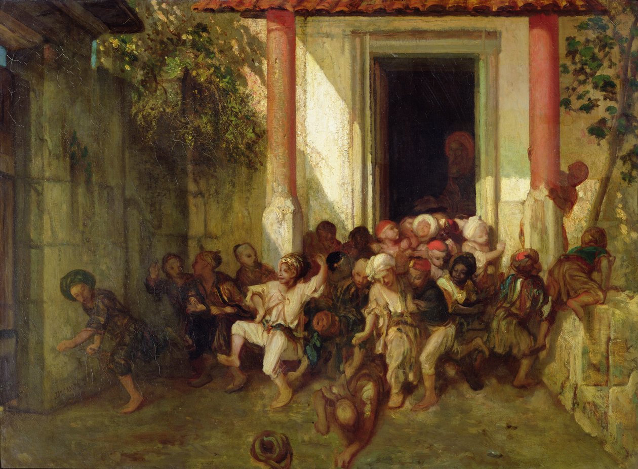 Odchod z turecké školy od Alexandre Gabriel Decamps