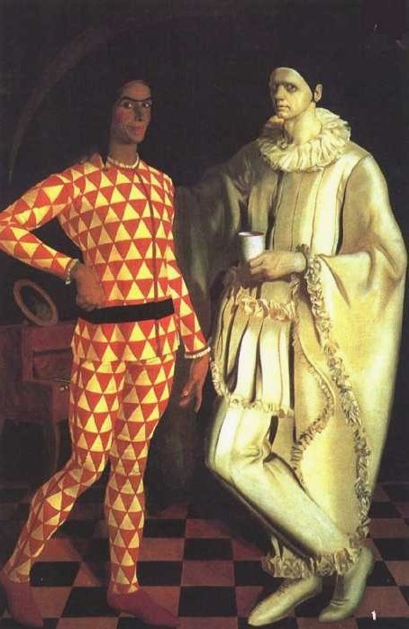 1914. n anglicky: Pierrot & A od Alexandre Jacovleff