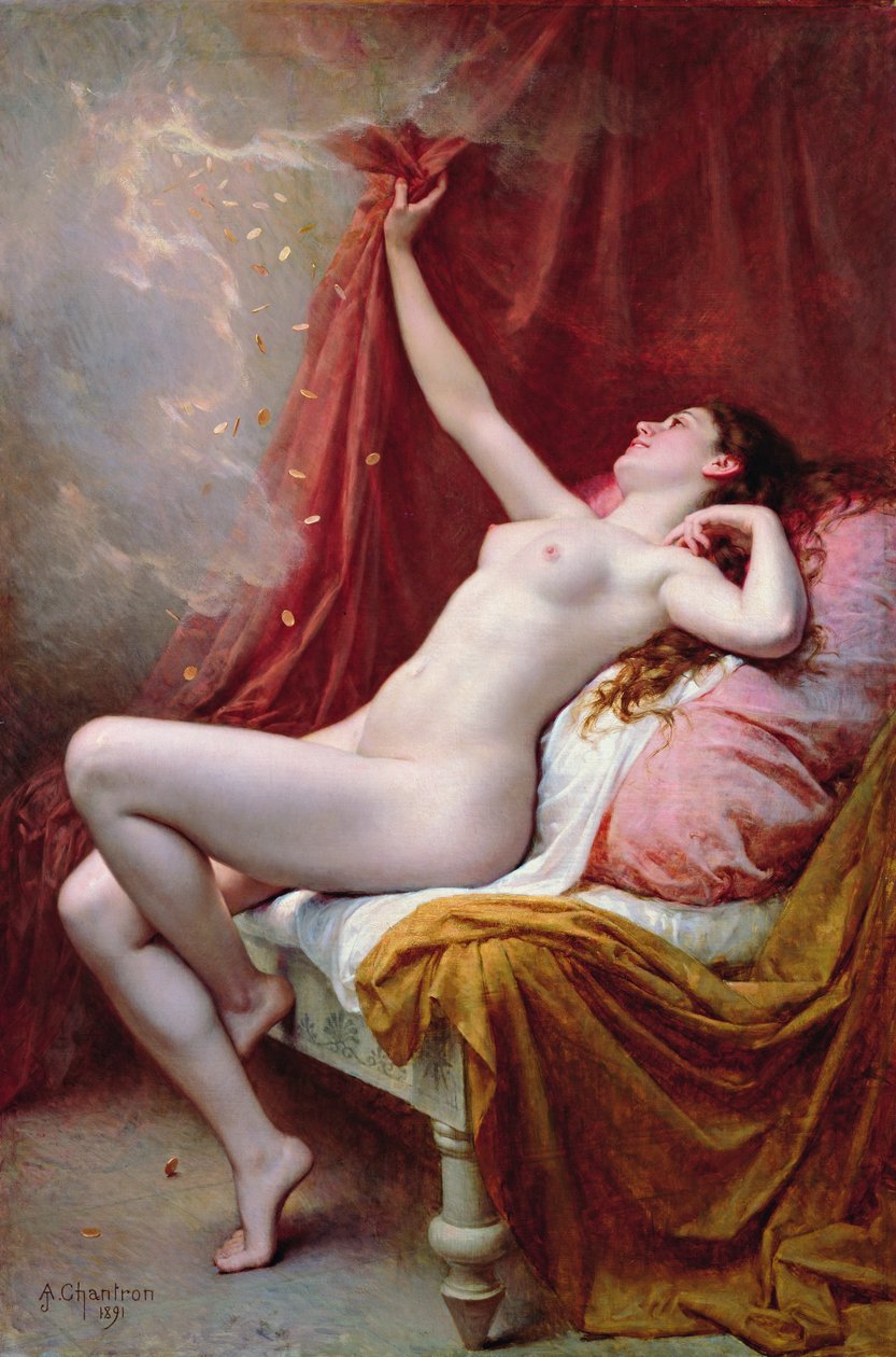 Danae, 1891 od Alexandre Jacques Chantron