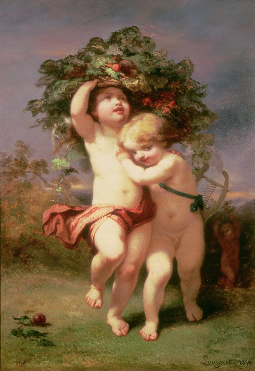 Návrat před bouří, 1850 od Alexandre Marie Longuet