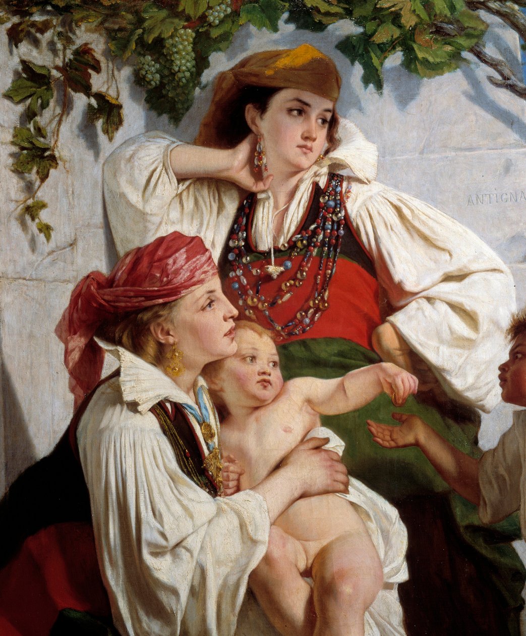 Aragonský z Anso Detail. Obraz Alexandra Antigny od Alexandre Antigna