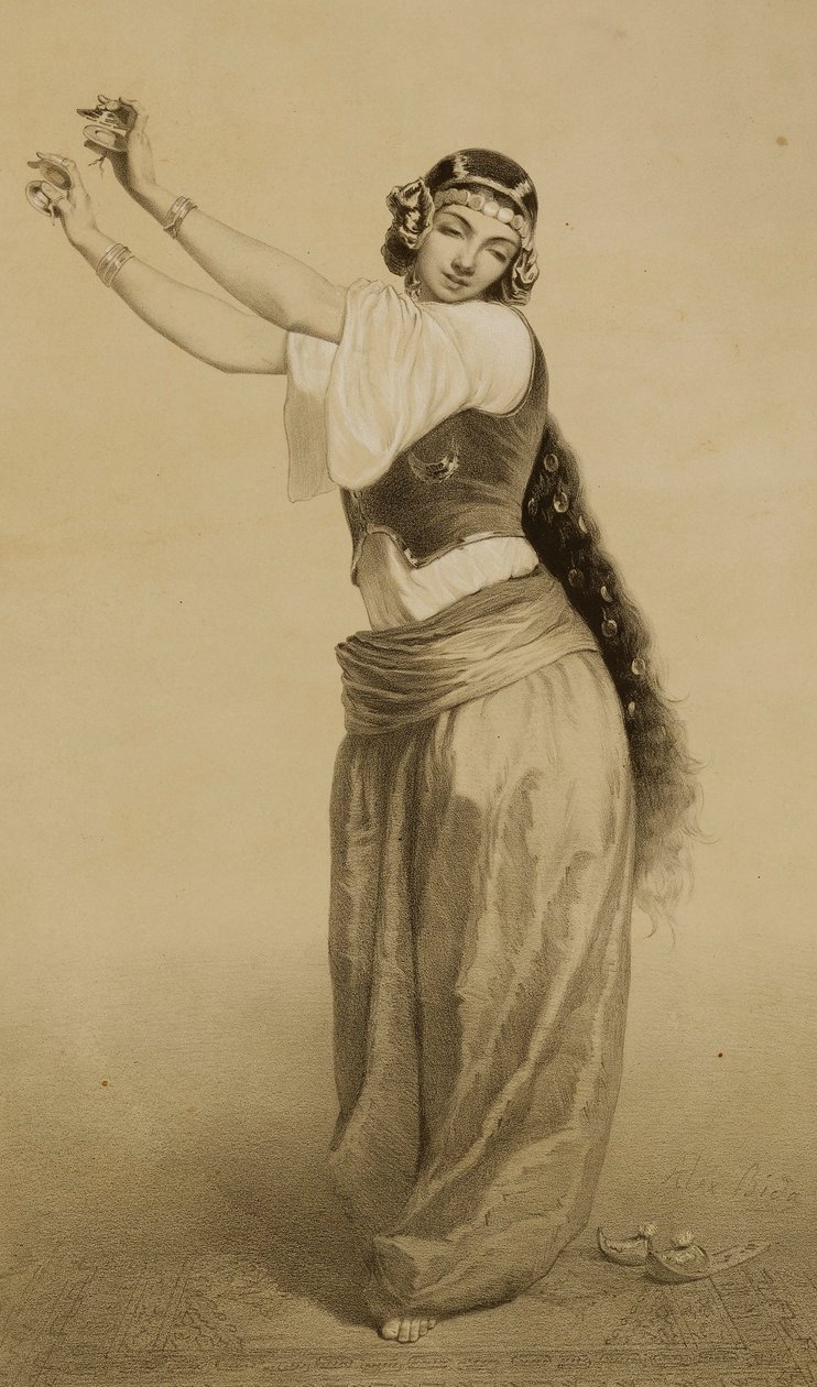 Tančící dívka (Almeh) od Alexandre Bida