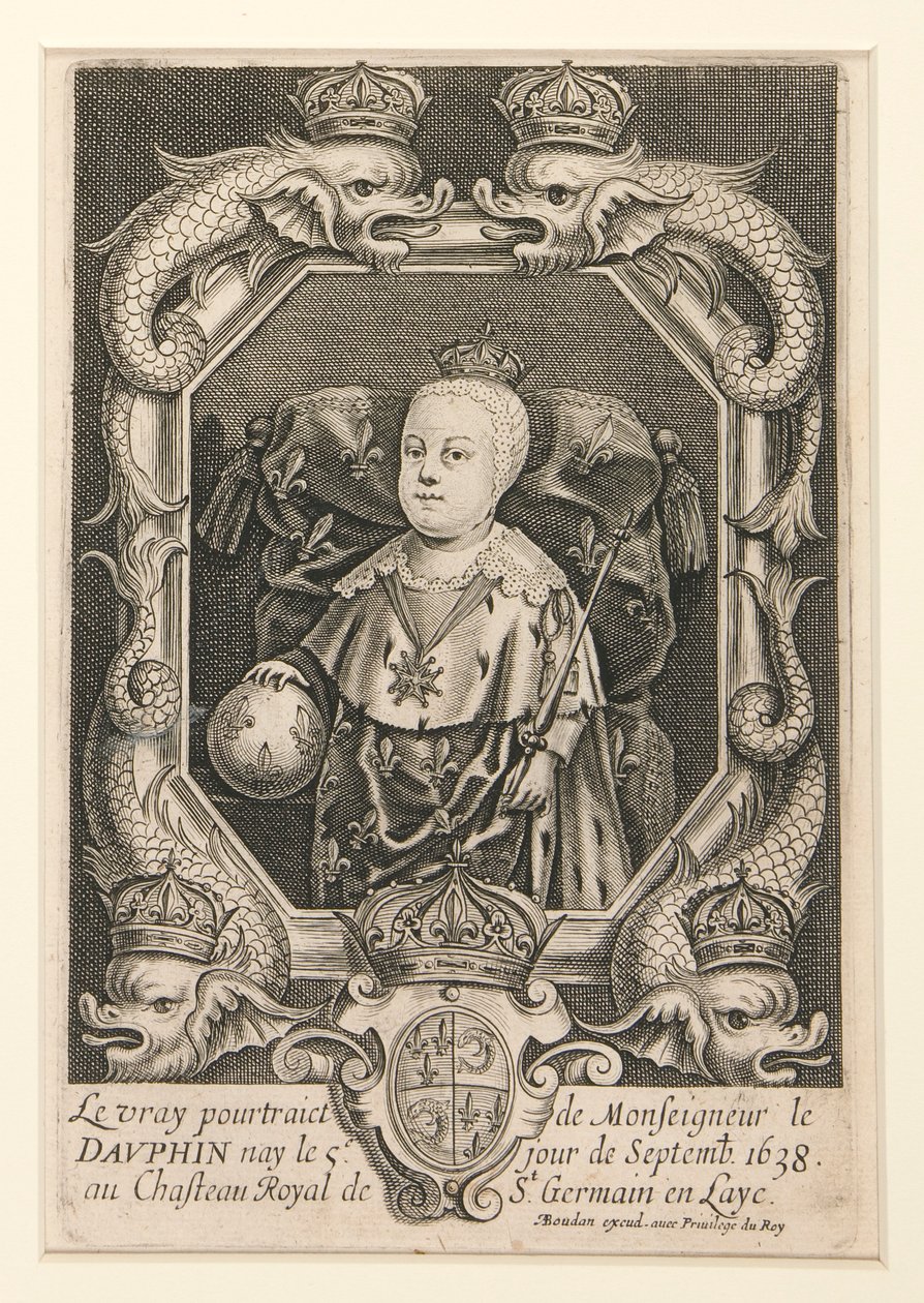 Portrét Ludvíka XIV. jako dauphina (Le vray pourtraiet de Monseigneur le Dauphin od Alexandre Boudan
