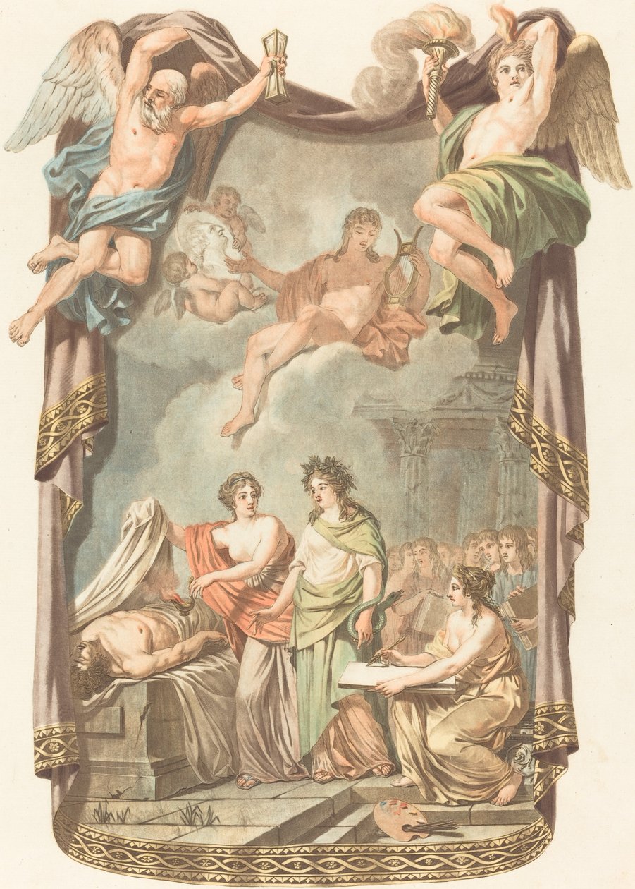 Studujte odhalující anatomii medicíně a umění od Alexandre Briceau