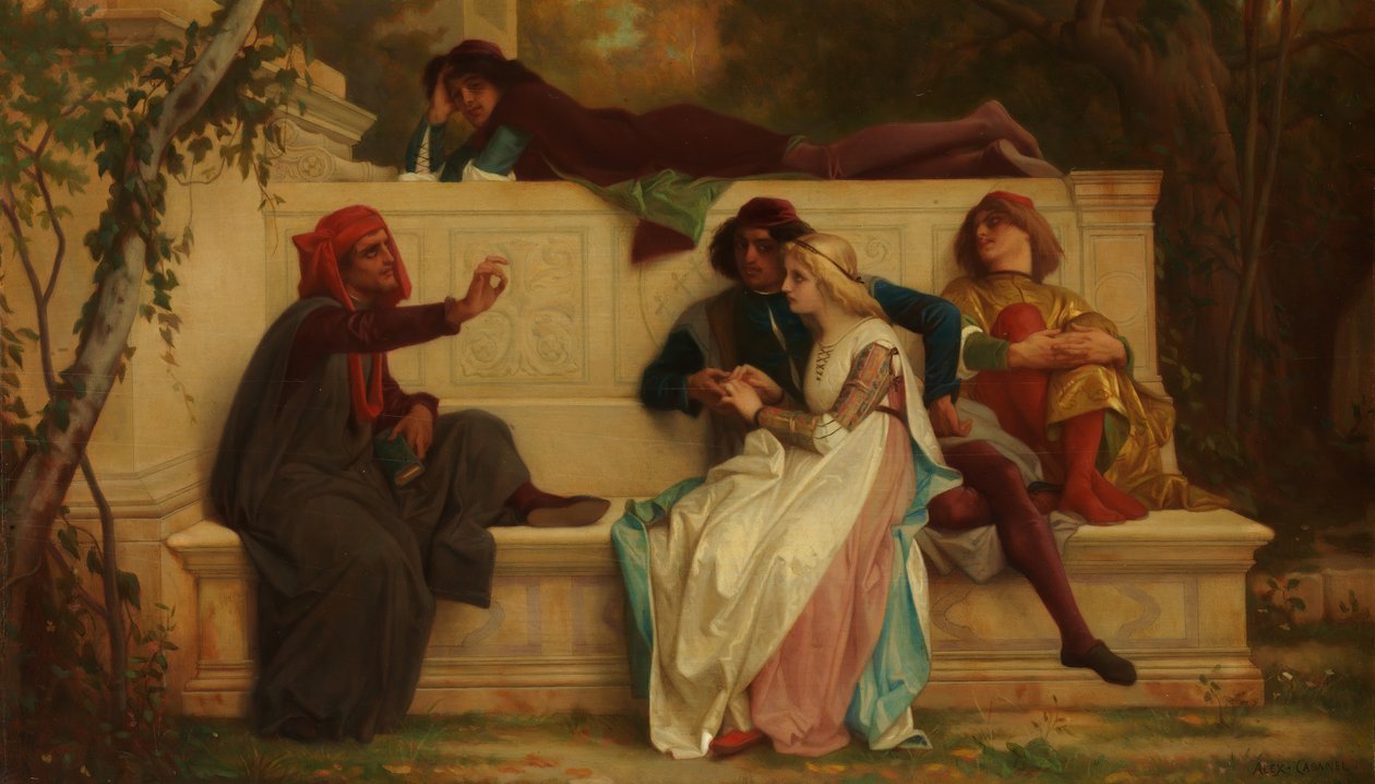 Florentský básník, 1861. od Alexandre Cabanel