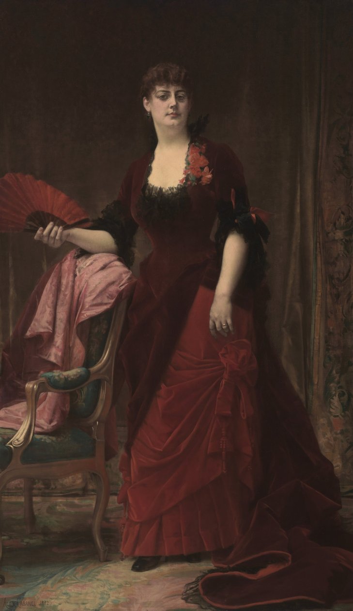 Portrét Arabelly Worshamové (později Arabelly Huntingtonové) od Alexandre Cabanel