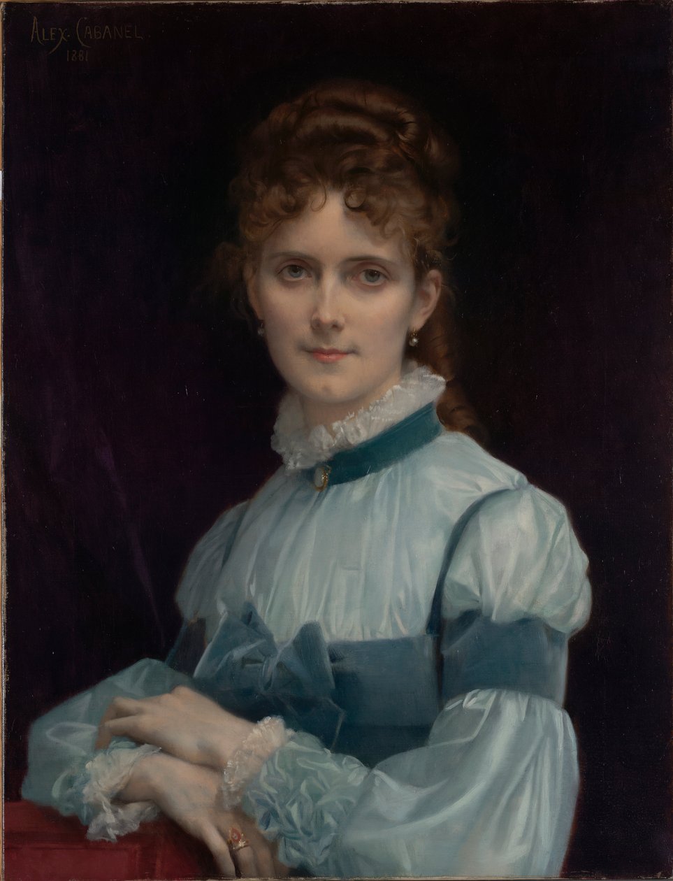 Portrét slečny Fanny Clappové od Alexandre Cabanel