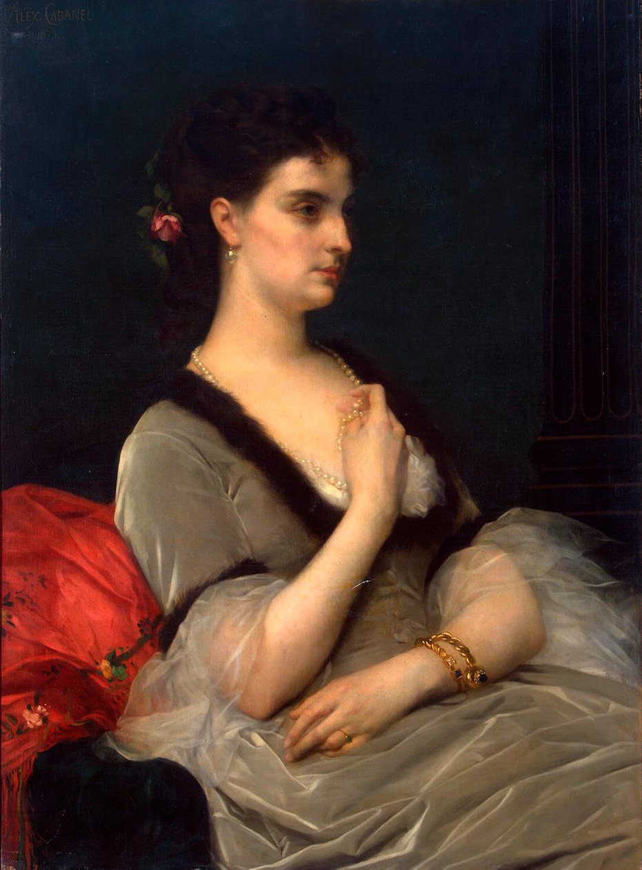 Portrét princezny Alžběty Voroncovové-Dashkové, 1873. od Alexandre Cabanel